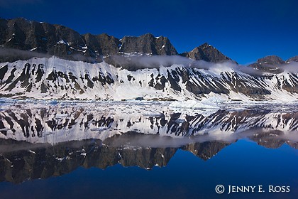 Reflections in Hornsund, Spitsbergen