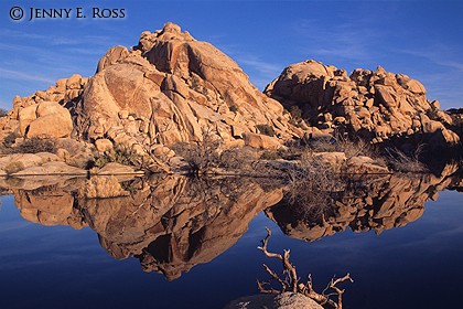 Desert Rocks, Water, Sky